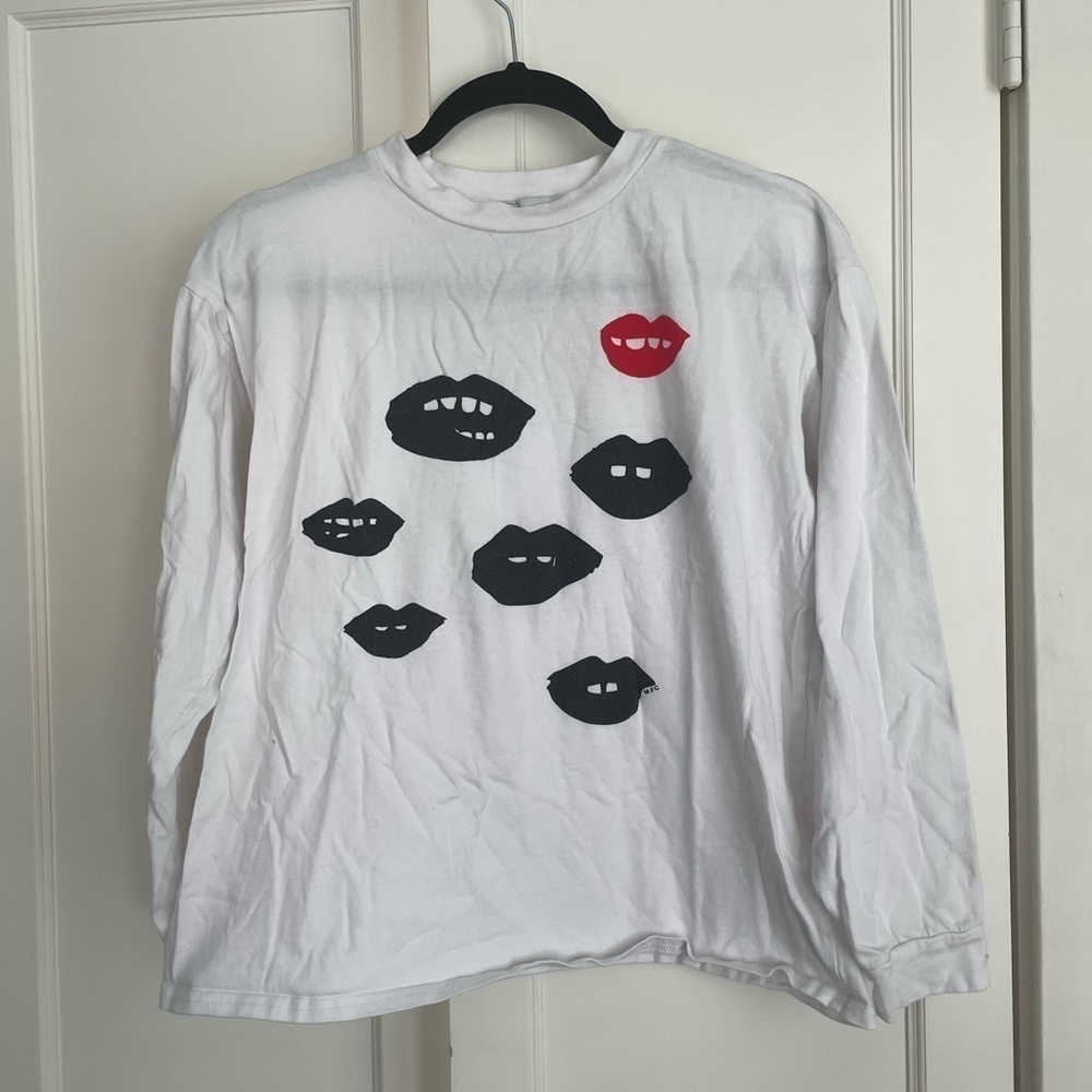 M//C White Long Sleeve Shirt